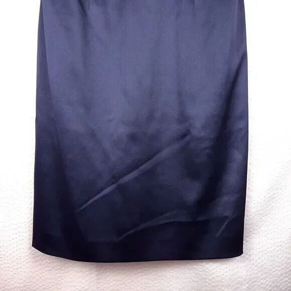 Antonio Melani Women Sheath Purple Sleeveless Embellished Straps Pleated Size 2 - Picture 4 of 11